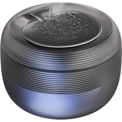 Deluxe Fontaine à eau pour chat et chien Fontaine à eau pour chat Distributeur d'eau pour chat Fontaine à eau pour chat Silencieuse Noir (1/5)