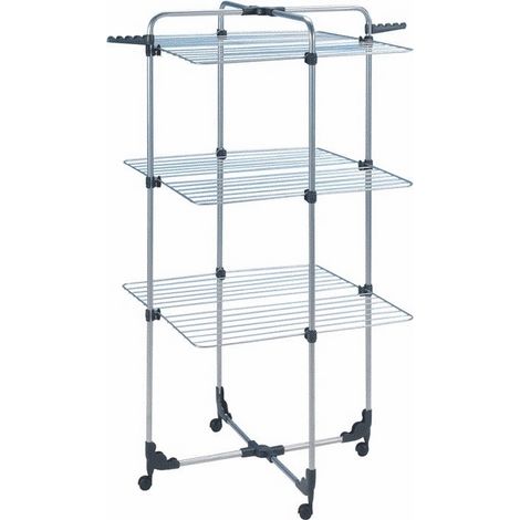 Stendibiancheria Verticale GIMI MODULAR3 71X71X132H cm 3 Piani acciaio trattato (1/2)