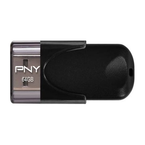 PNY Attaché 4 2.0 64GB lecteur USB flash 64 Go USB Type-A Noir (1/2)