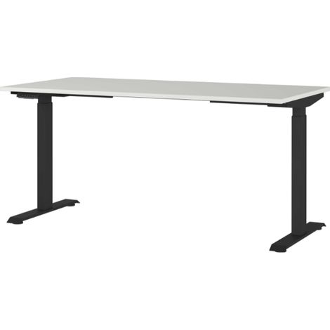 Bureau Cornel réglable électriquement - 160x80x72cm - gris (1/3)