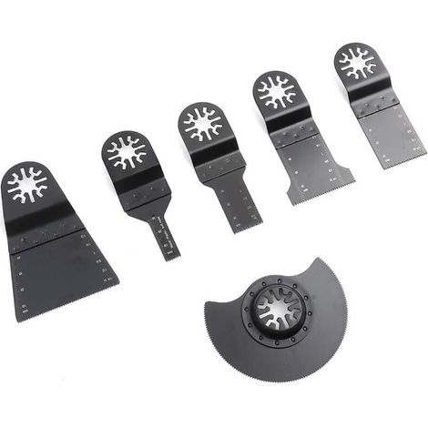 Oszillierende Sägeblätter, 6er-Set Multi-Tool-Blätter, Zubehör für oszillierende Multi-Tools von Fein, Worx, Einhell usw. (1/5)
