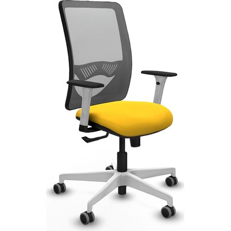 Bürostuhl piqueras y crespo Zulema gelb weiß Komfort (1/2)