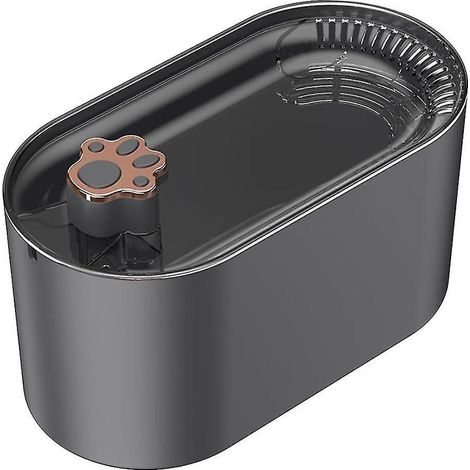 Fontaine à eau, fontaine 3 L, fontaine à eau pour animaux de compagnie, distributeur d'eau pour animaux de compagnie avec lumière LED, abreuvoir automatique (1/3)