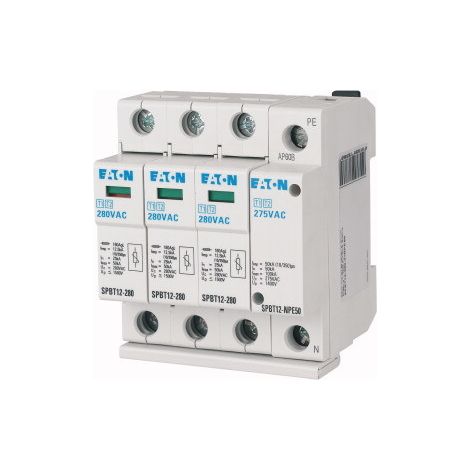 Scaricatore di sovratensione tipo 1+2 (B+C) SPBT12-280-3+NPE50