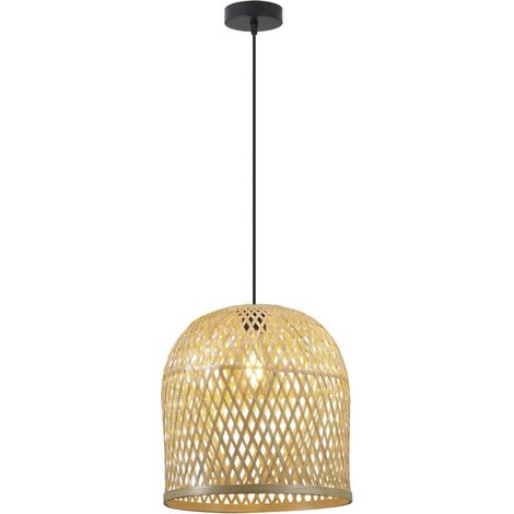Colgante modelo Florian acabado rattan 47cm(alto) 29.5 cm(ancho) 29.5 cm(fondo. (1/3)