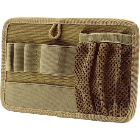 Multifunktionale Aufbewahrungsbox für Rucksäcke, Westen, Ausrüstungstaschen und den täglichen Gebrauch – 2er-Pack, Khaki (1/5)