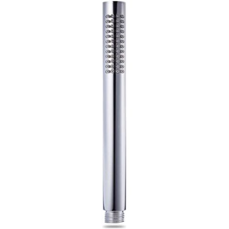 Pommeau de douche monobloc économe en eau avec 48 buses anticalcaires, pommeau de douche anticalcaire, laiton massif, chromé. (1/5)