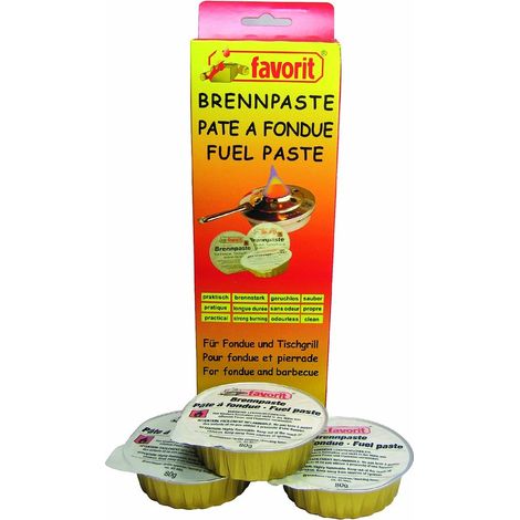 FAVORIT - Pâte combustible bte de 3 recharges 80g 1811