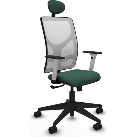 Chaise de bureau piqueras y crespo Motilla blanc support lombaire (1/2)