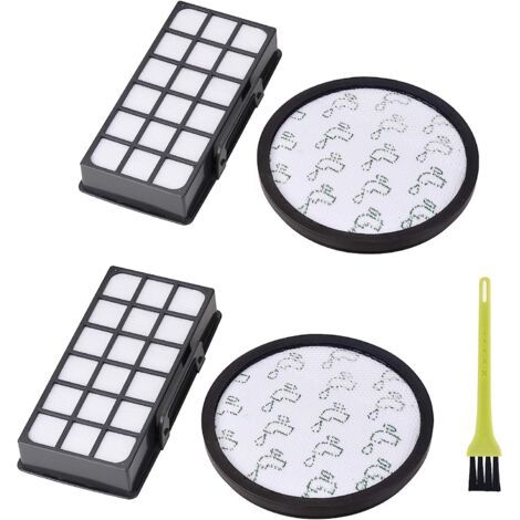 2 kits de filtres HEPA pour aspirateurs Rowenta X Trem Power Cyclonic RO69XX (1/5)
