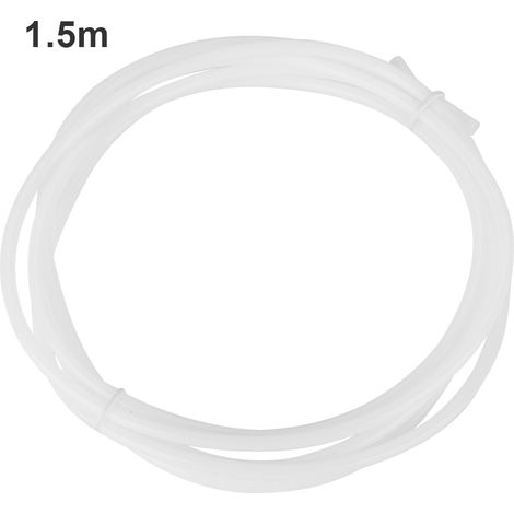 Tubeau PTFE Blanc pour Filament 1.75mm (Diamètre Intérieur 2.0mm/Extérieur 4.0mm) - 1.5 Mètre pour Imprimantes 3D (1/5)