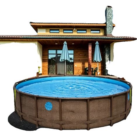 Poolbodenmatte, 396 × 396 × 0,2 cm, Vliesmaterial, Gewicht 400 g/m², für den Außenbereich, langlebiges Design (1/5)