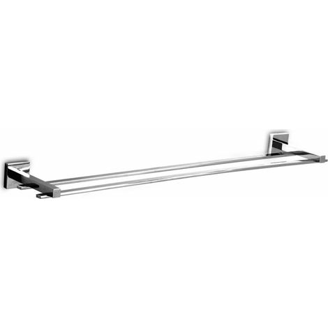 Barra doppia porta asciugamani bagno modello ELTO-34711 kamalu