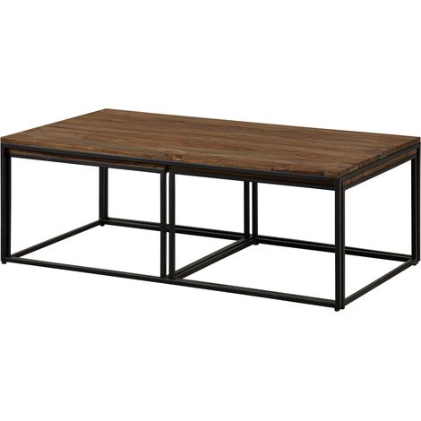 Couchtisch Sheesham 118x62x40 natur unbehandelt LICHTENBERG 110 (1/4)