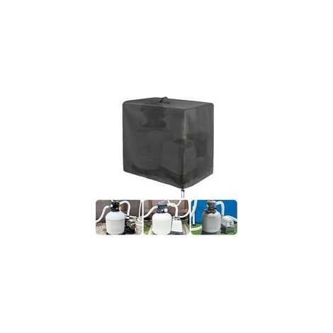 Housse de protection pour pompe de piscine 84 x 61 x 86 cm – anti-UV, imperméable, pour filtre à sable et pompe hors sol (1/5)