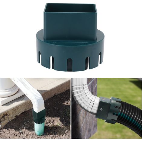 Adaptateur de descente de gouttière (vert) (1/5)