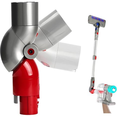 Adaptateur Flexible pour Aspirateur V7, V8, V10, V11, V15,Adaptateur Meuble Bas pour Aspirateur,Adaptateurs InféRieur à Dégagement Rapide,Outils Nettoyage pour Zones Difficiles à Atteindre (1/5)
