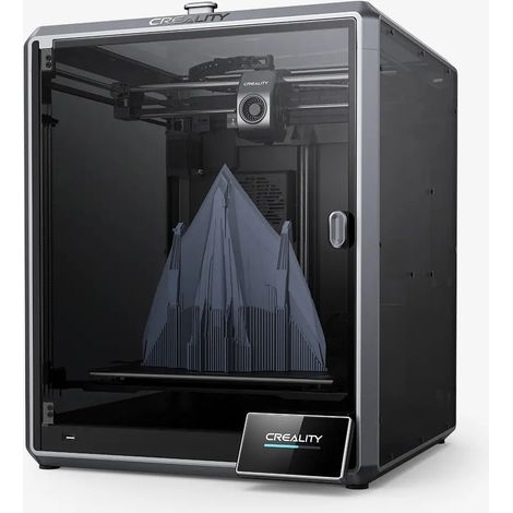 Creality K1 MAX Imprimante 3D 600 mm/s, Buse à Haute Température 300 °C, Double Extrudeur Direct, Double Axe Z, Cadre Stable, Nivellement Automatique Mains Libres, Volume d'Impression 30 x 30 x 30 cm (1/5)