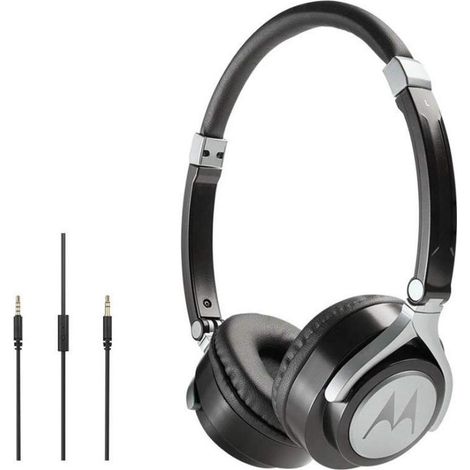 Cuffie Stereo Motorola Pulse 2 con Microfono Altoparlanti 36mm Mp3 Smartphone TV (1/5)