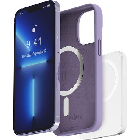 PURO PUIPC14P61ICONMLVD custodia per cellulare 15,5 cm (6.1") Cover Lavanda (1/2)
