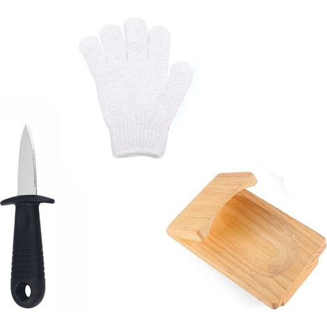 Oyster knife set, stainless steel oyster knife, shellfish knife, oyster knife, kitchen oyster knife. (1/5)
