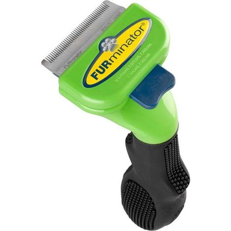 Furminator Étrille Petite pour Chien Poil Court – Brosse pour Poils Morts et Sous-Poil (1/5)