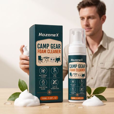 Schaumreiniger für Campingtische und -stühle – Tägliches Reinigungsmittel für Terrassenböden und Tische/Stühle – 100 ml -- BIEMMEDUE (1/5)