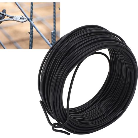 Fil de ligature en acier pour barres d'armature de 1,5/20 mètres, fil de ligature en fer électro-galvanisé, fil de ligature en PVC, fil de ligature pour câbles à fibres optiques de télécommunications, (1/5)