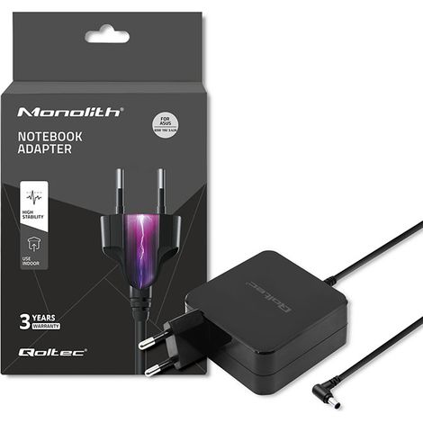 Qoltec Asus Laptop-Netzteil 65 W 19 V 3,42 A 5,5 x 2,5 (1/5)