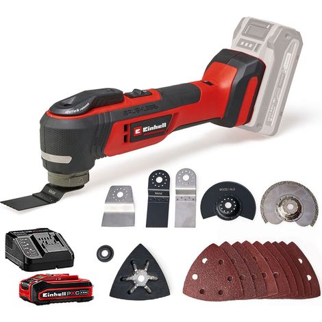 Einhell Professional 18v Cordless Brushless Multi Tool TP-MG 18 Li BL + 4ah Kit (1/5)