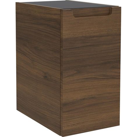 Élément d'armoire mural MONTERREY 300 droit 1 porte avec fermeture amortie NOYER MAYA 300 x 540 x 450 mm