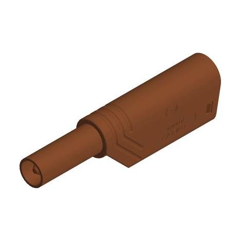 Fiche banane mâle de sécurité Ø de la broche: 4 mm Hirschmann Test & Measurement LAS S WS 934099105 (1/2)