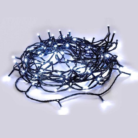 Guirlande lumineuse 240 LED blanc froid (1/4)