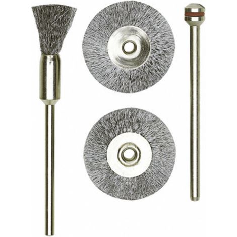 Proxxon Micromot 5pz. Kit spazzole rotonde Ø gambo 2,35 mm 28 952 1 KIT (1/2)