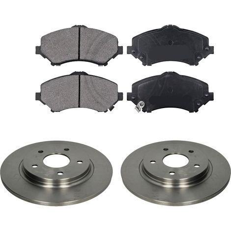 KIT FRENI POSTERIORI compatibile con DODGE JOURNEY - DISCHI + PASTIGLIE OEM: FDB4196 / 17994 /SOSTITUZIONE DIRETTA/BASSA POLVERE/SILENZIOSO (1/5)