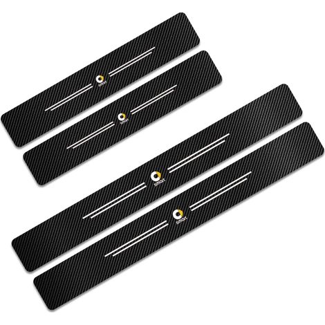 (Pour Smart Style 2) Autocollants de seuil de porte pour Smart EQ Fortwo Forfour 453 451 452 450 454 Roadster - Accessoires de protection en fibre de carbone (1/3)