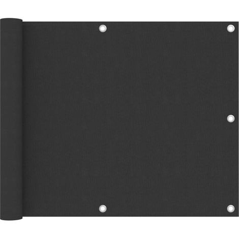Brise Vue Écran de balcon Pour Jardin, Balcon, Terrasse Anthracite 75x300 cm Tissu Oxford 89024 (1/5)