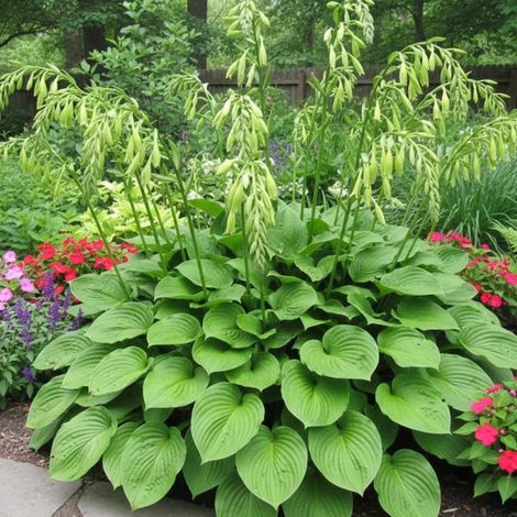 Hosta plantaginea var. japonica/Lot de 5 godets (1/5)