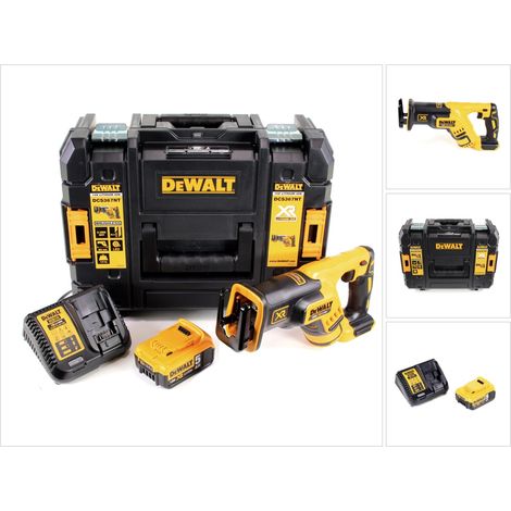 DeWalt DCS 367 P1 Akku Säbelsäge 18V Brushless + 1x Akku 5,0Ah + Ladegerät + TSTAK (1/5)