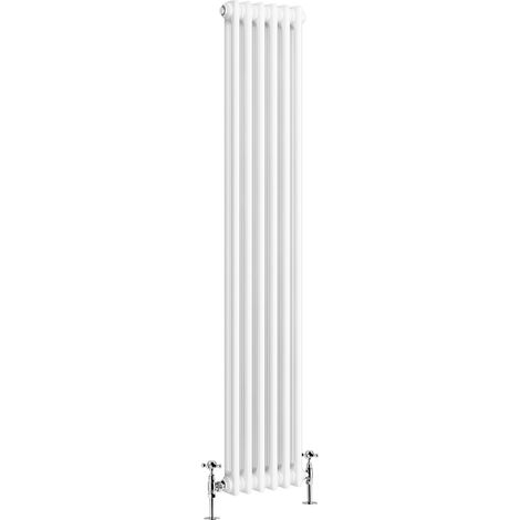 Warmehaus Traditional Double White Tall Radiator 1800 x 290mm (1/5)