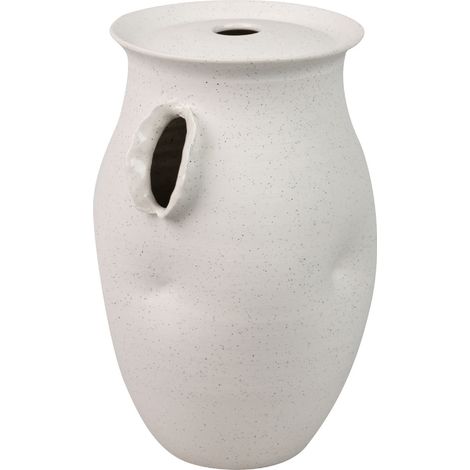 Vase en céramique beige d'Izmir 20 x 20 x 33 cm