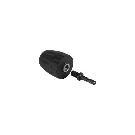 Mandrin Visseuse 3/8 24UNF Adaptateur de Foret Sans Clé pour Perceuse et Visseuse, 0.8 10mm (1/5)