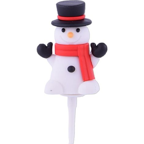 Decorazione natalizia a forma di pupazzo di neve in PVC