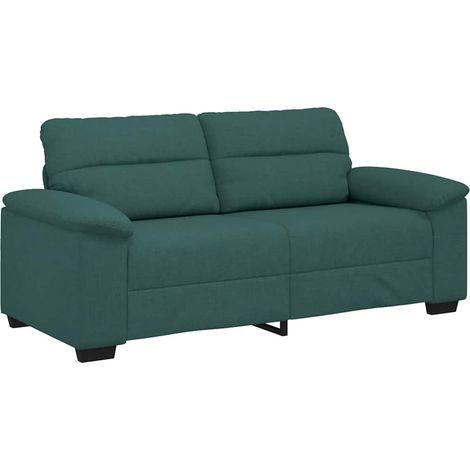 Divano a 2 Posti  Sofa Verde Scuro 180x81x84 cm in Tessuto (1/5)