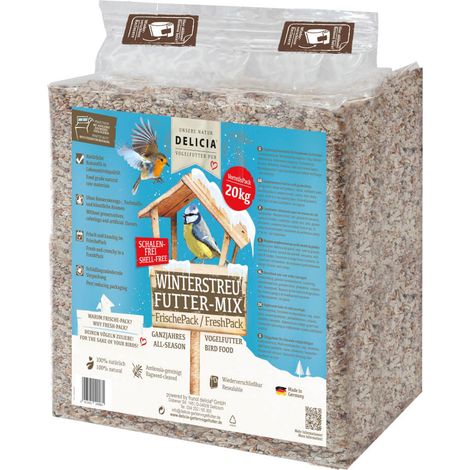 DELICIA® Winterstreu Futter-Mix 20 kg Vogelfutter Winterfutter