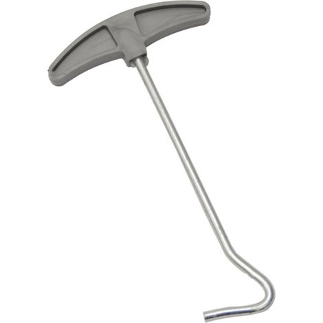 Heringzieher aus Kunststofflegierung mit ergonomischem Griff und einfacher Handhabung, ideal für Campingzelte. (1/5)