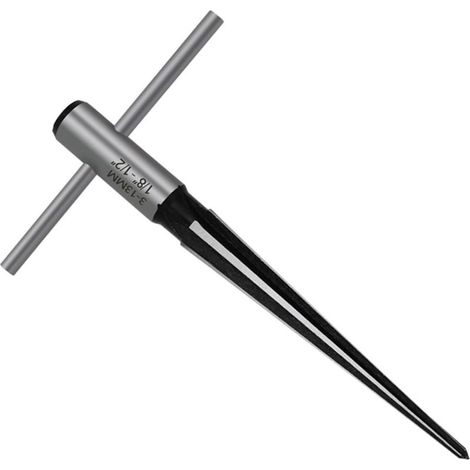 Alésoir conique à main 313 mm Alésoir conique à main pour agrandir le trou de la goupille Alésoir à main pour percer le bois et le métal (1/5)