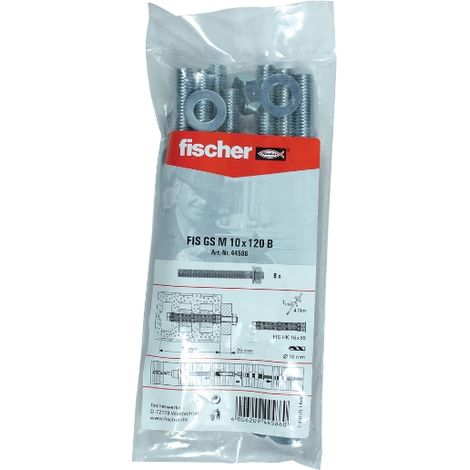 Fischer  8x Gewindeanker  FIS GS  M10 x  120 -  044586