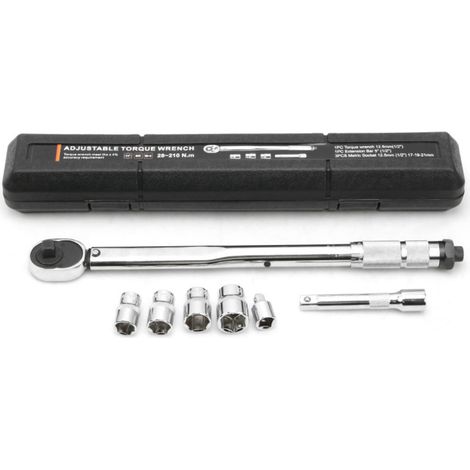Clé dynamométrique réglable en kg, compatible avec des vélos 1/4 (1/5)