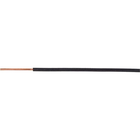 Installationskabel H07V-U (DY) 1,5 schwarz /100m/